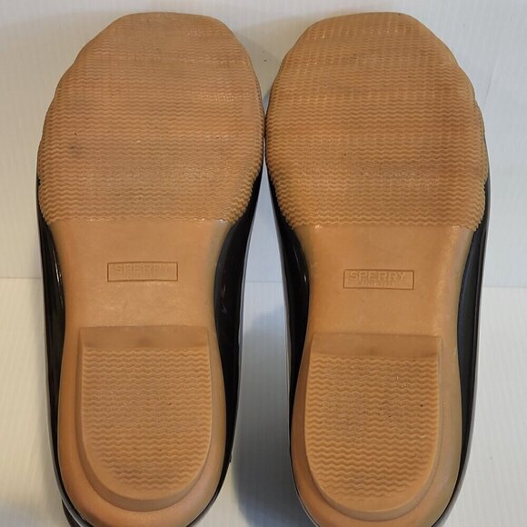 Sperry Women's 9M Duck Saltwater Leather Boots Brown Waterproof In Box Excellent - Picture 15 of 15